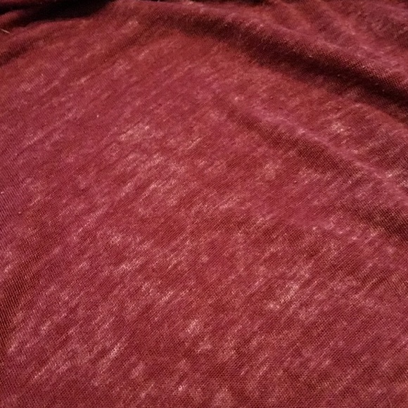 Burgundy & White Maurices V-Neck Tee - Picture 4 of 4